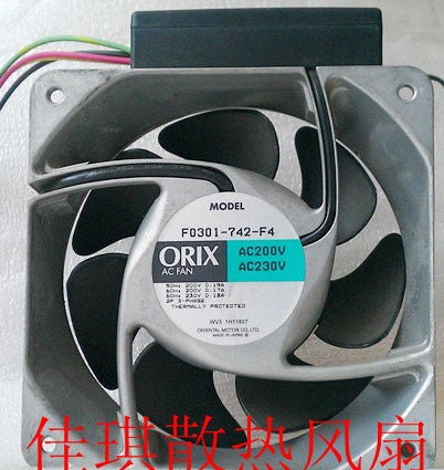 ORIX F0301-742-F4 200/230V Cooling Fan ORIX F0301-742-F4 200/230V Cooling Fan